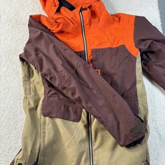 RIDE GEORGETOWN SNOWBOARD JACKET MEN'S Small Orange Red Insulated $270 - Picture 8 of 15